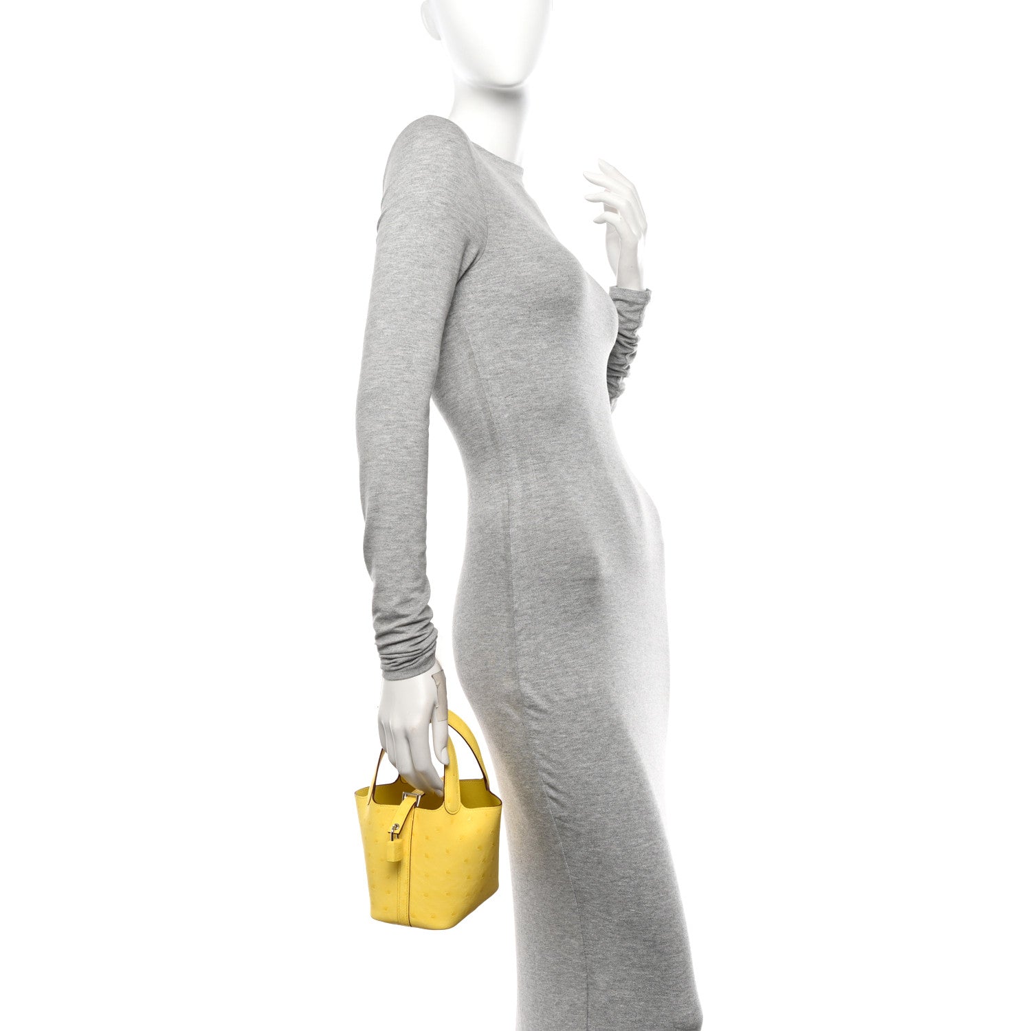 Hermes Ostrich Micro Picotin Lock Jaune Citron 1595258 – FASHIONPHILE