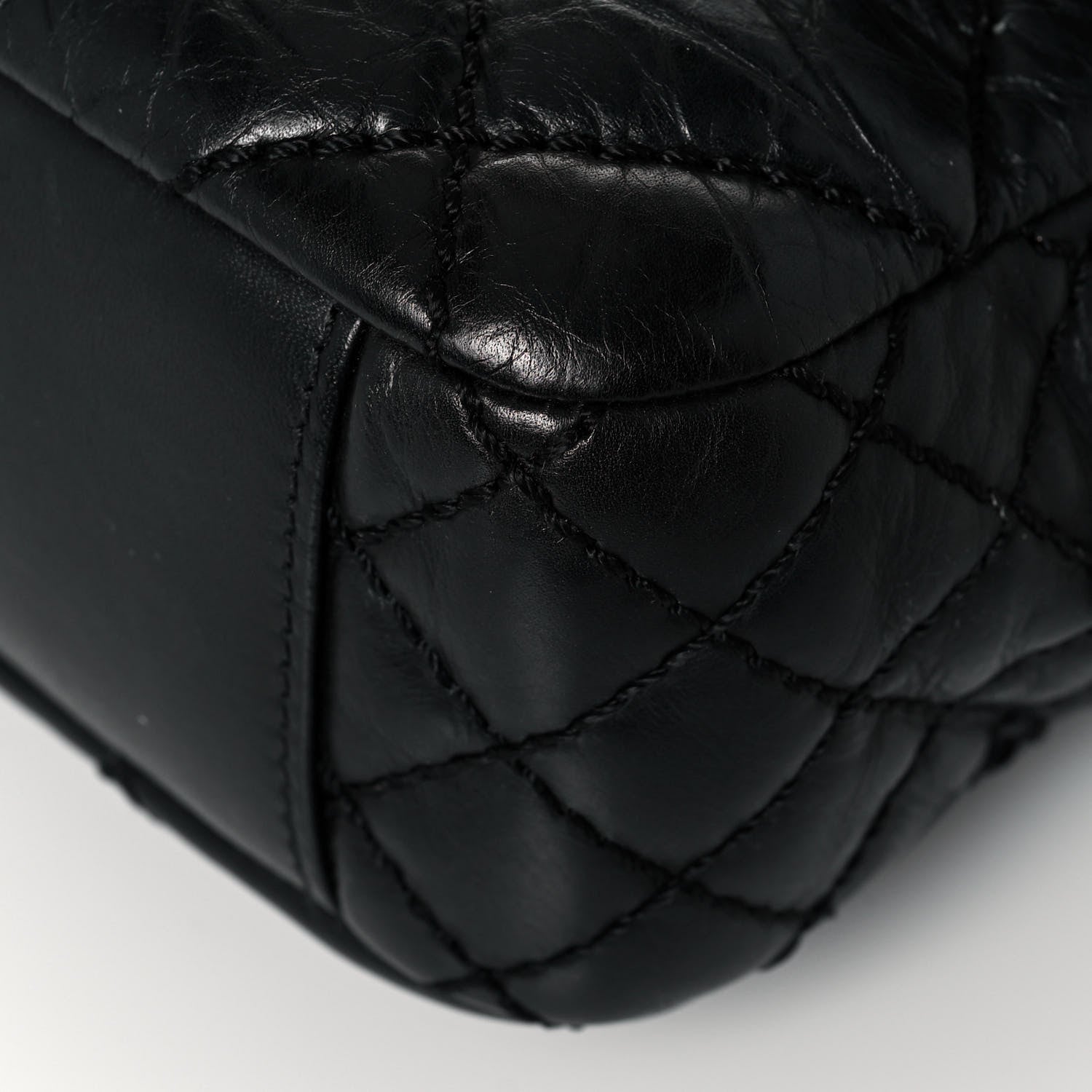 Chanel Aged Calfskin Medium New Portobello Flap Black 10 of 15