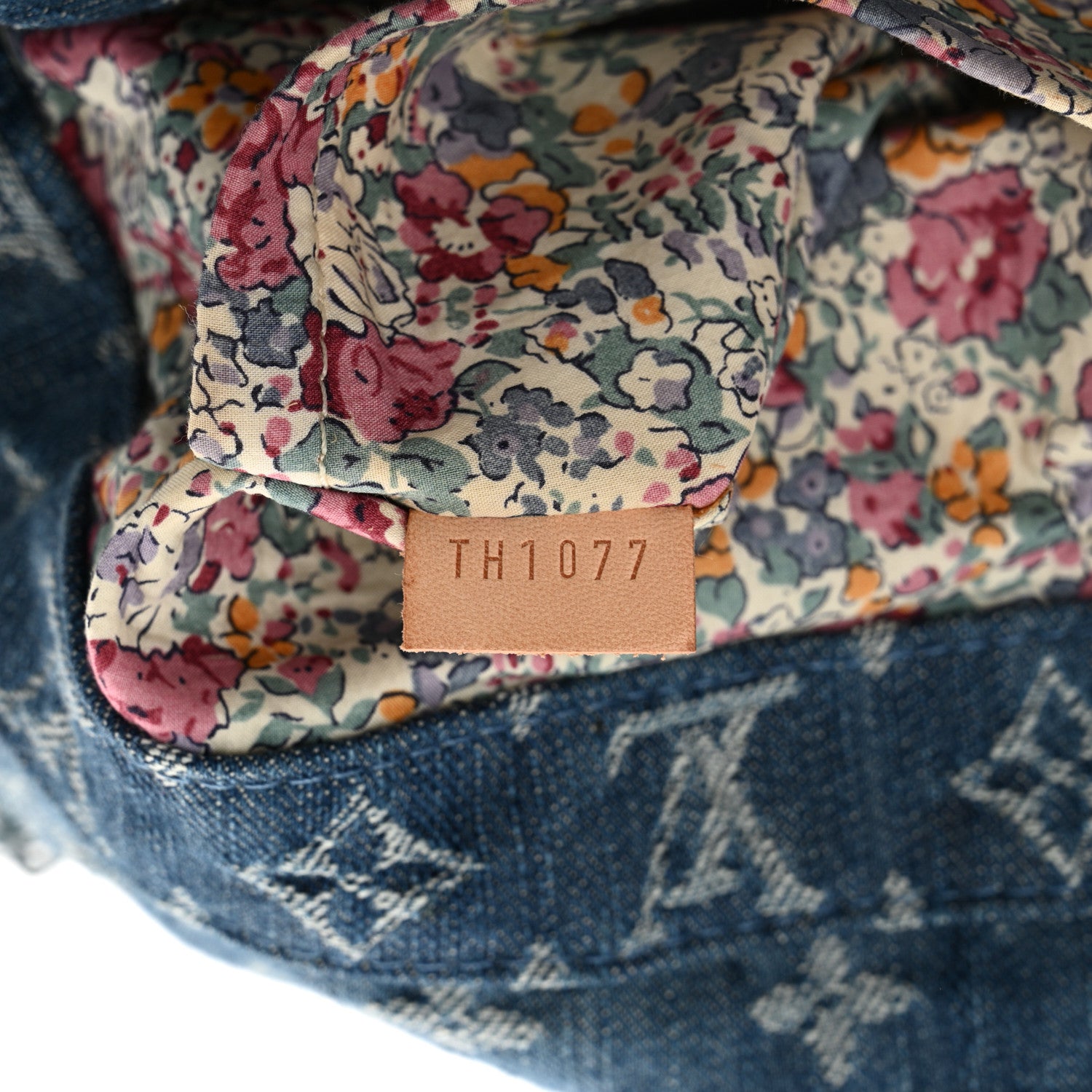 Louis Vuitton Denim Patchwork Posty Messenger Bag Blue 7 of 11