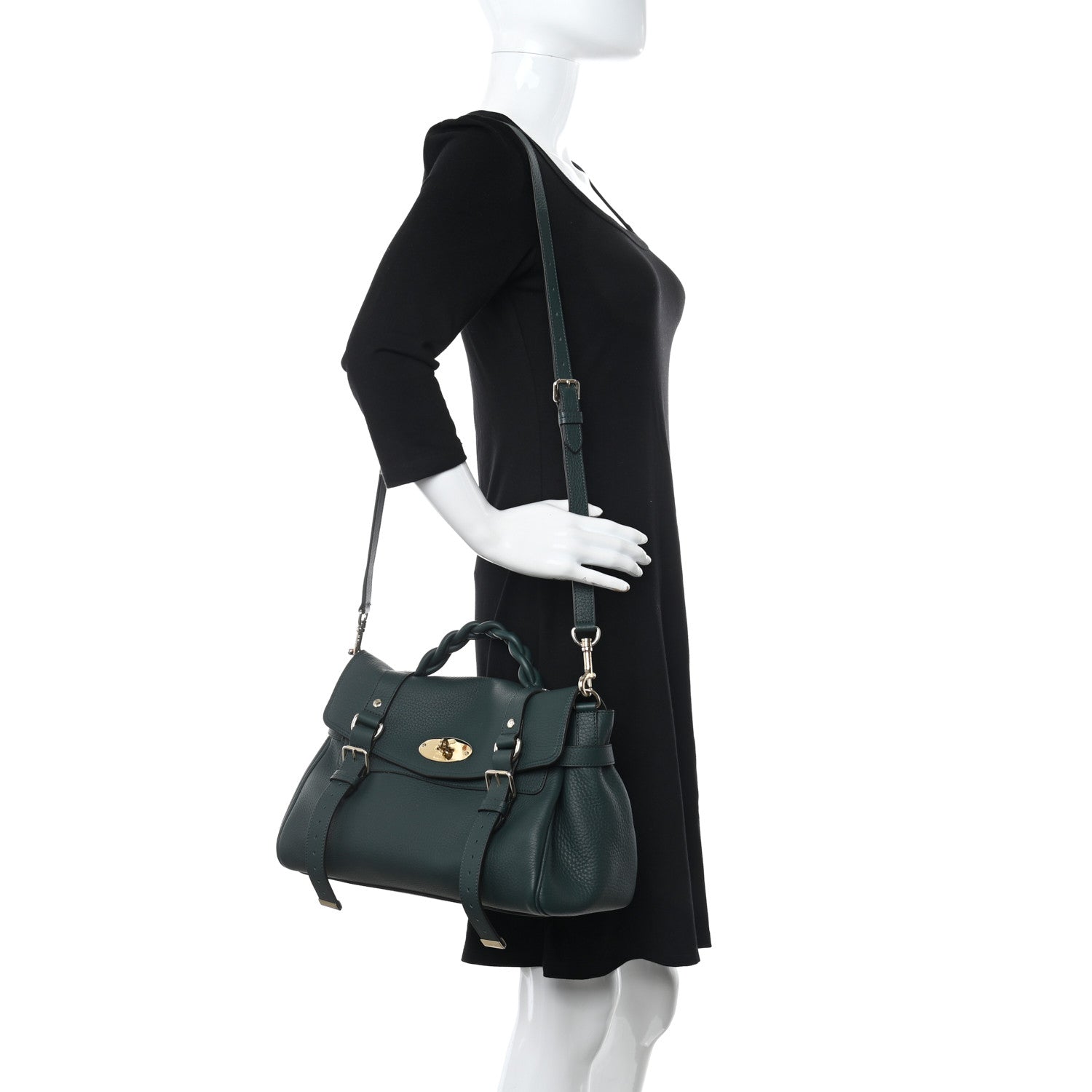 Mulberry Heavy Grain Medium Alexa Mulberry Green 2 of 9