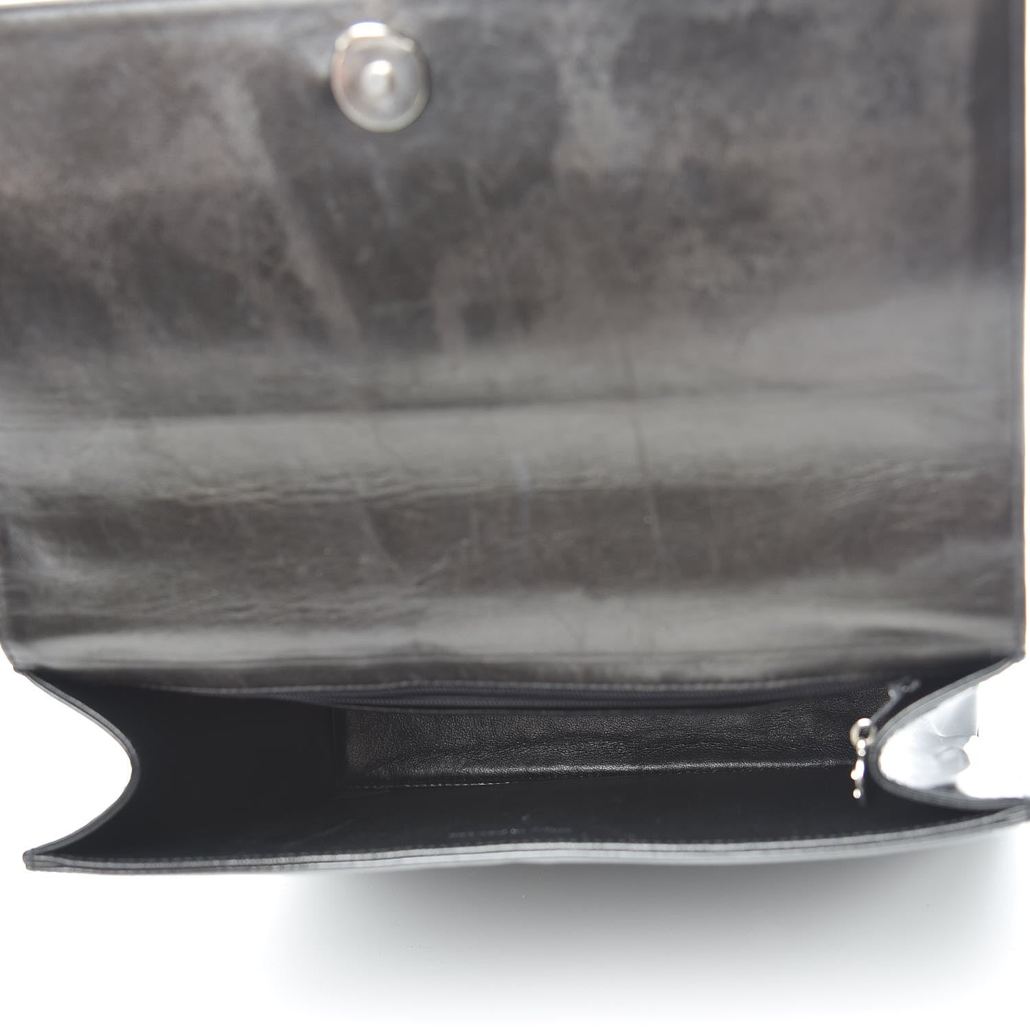 Chanel Vinyl CC Flap Bag Black 5 of 19