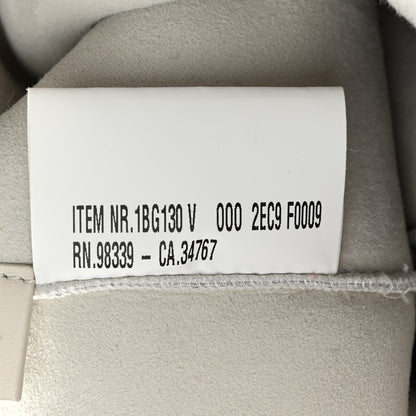 Prada Shearling Saffiano Shoulder Bag White 8 of 11