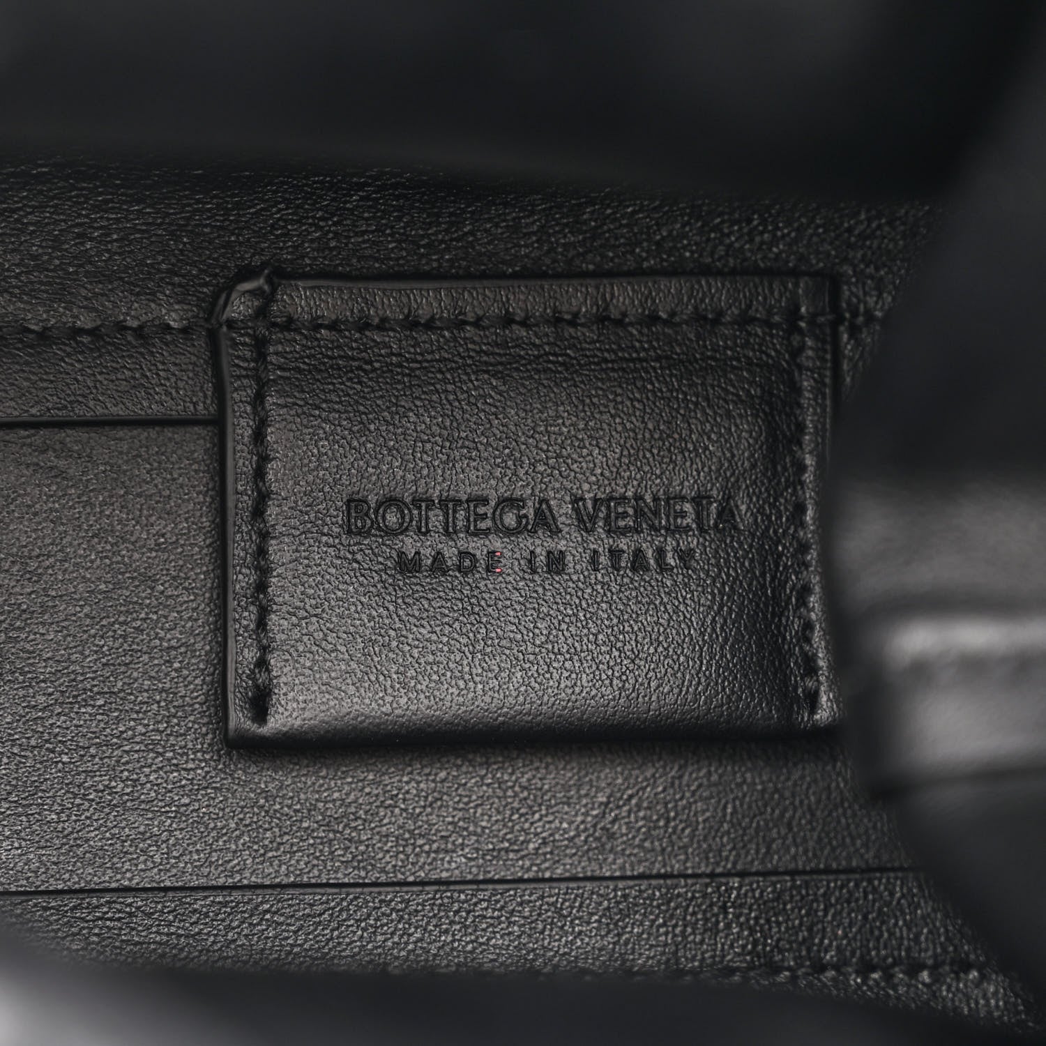 Bottega Veneta Calfskin Small The Point Triangle Bag Black 1340789