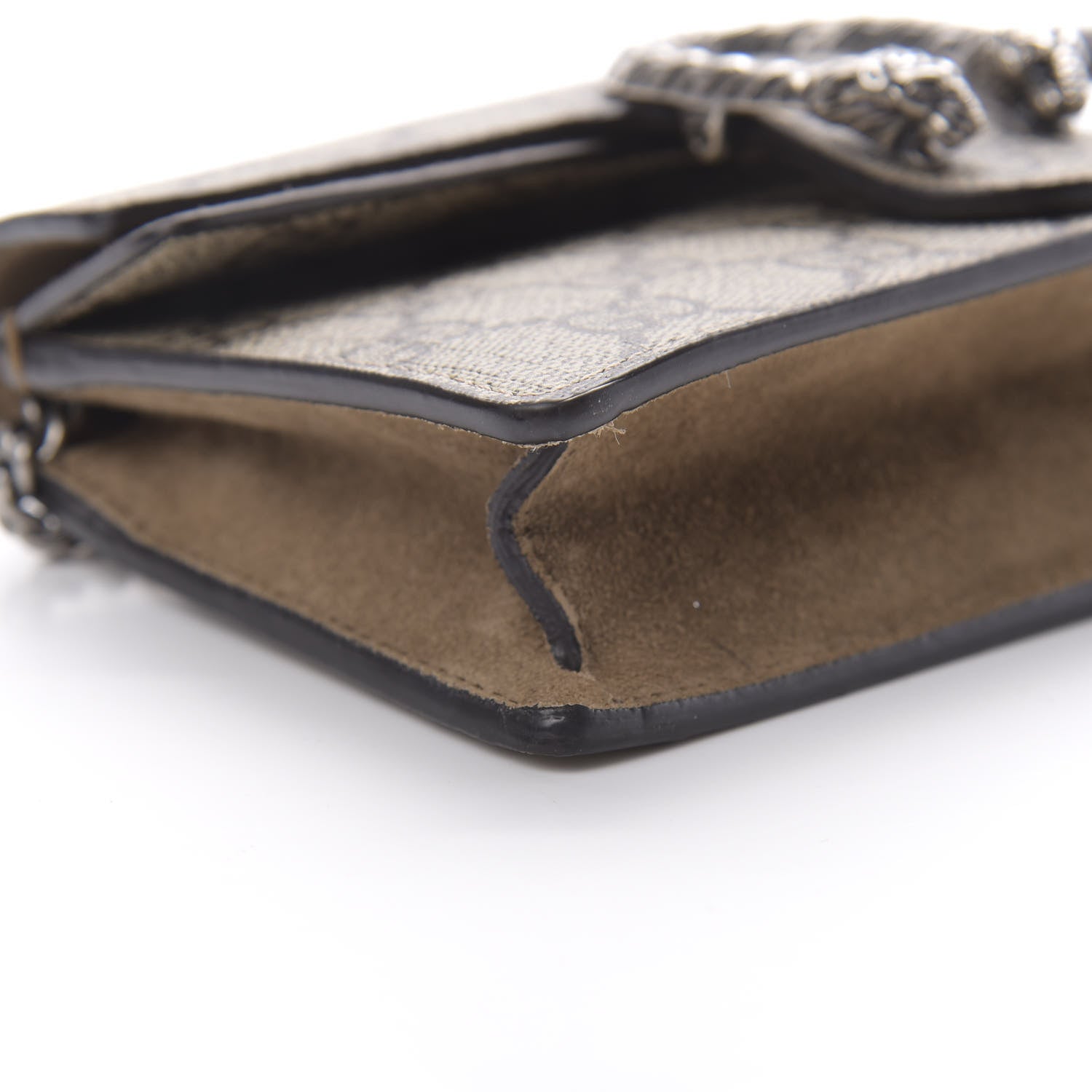 Gucci GG Supreme Monogram Super Mini Dionysus Shoulder Bag Taupe 9 of 15