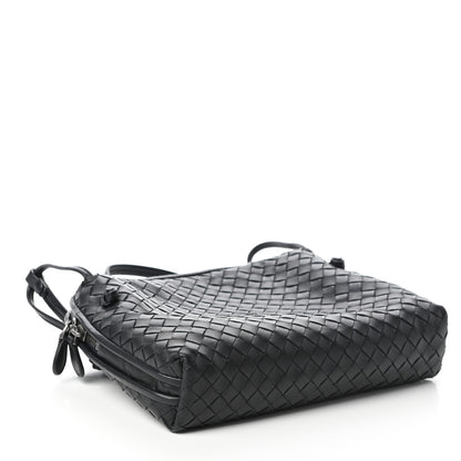 Bottega Veneta Nappa Intrecciato Nodini Crossbody Messenger Black 4 of 9