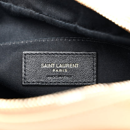 Saint Laurent Calfskin Matelasse Monogram Lou Camera Bag Dark Beige 6 of 17