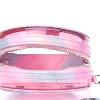 Chanel PVC Lambskin Filigree Round Clutch With Chain Pink 3 of 4