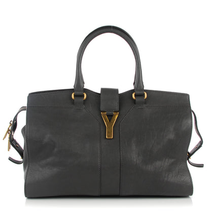 Saint Laurent Sheepskin Medium Cabas ChYc Grey 1 of 8