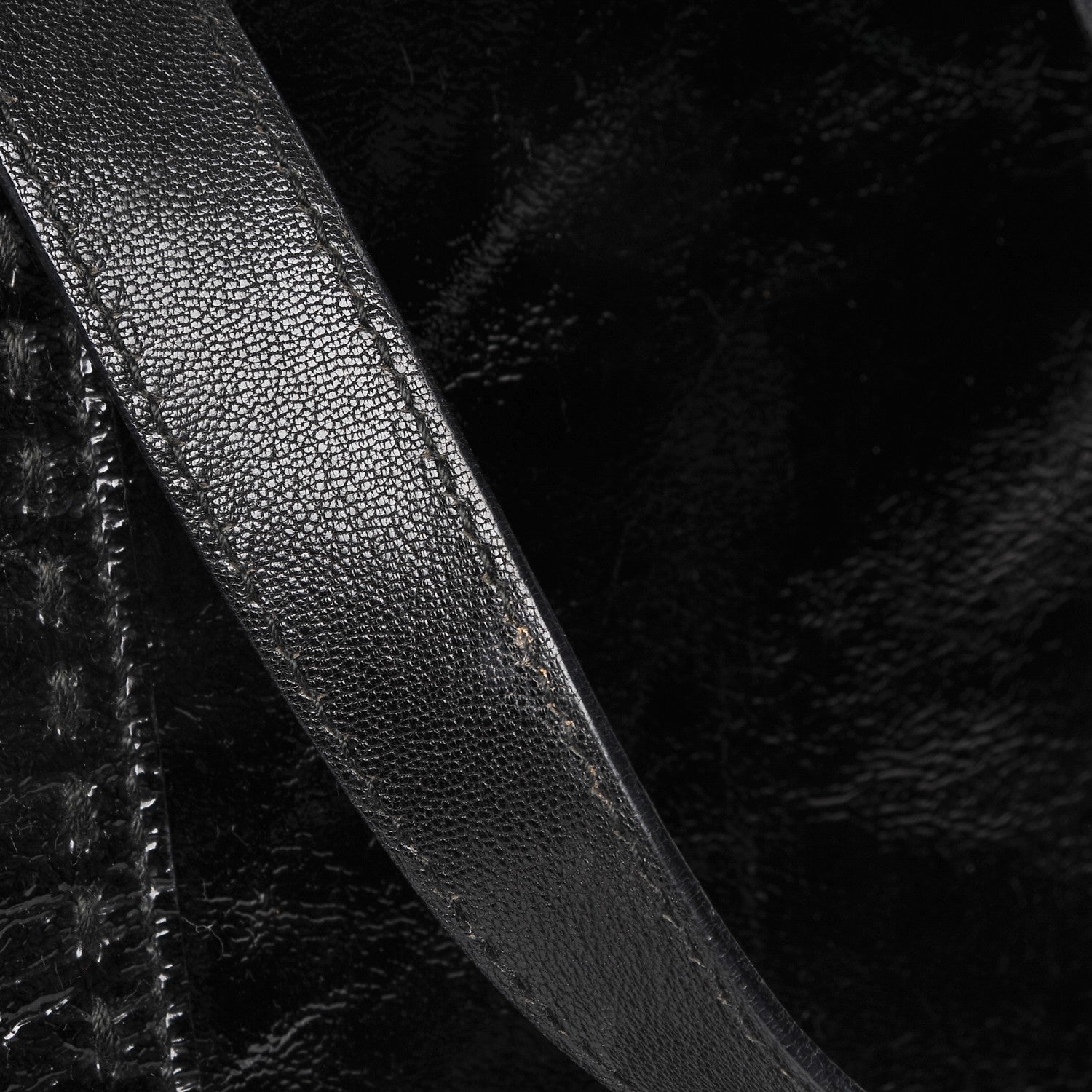 Saint Laurent Patent Calfskin Oversized Muse Black 10 of 12