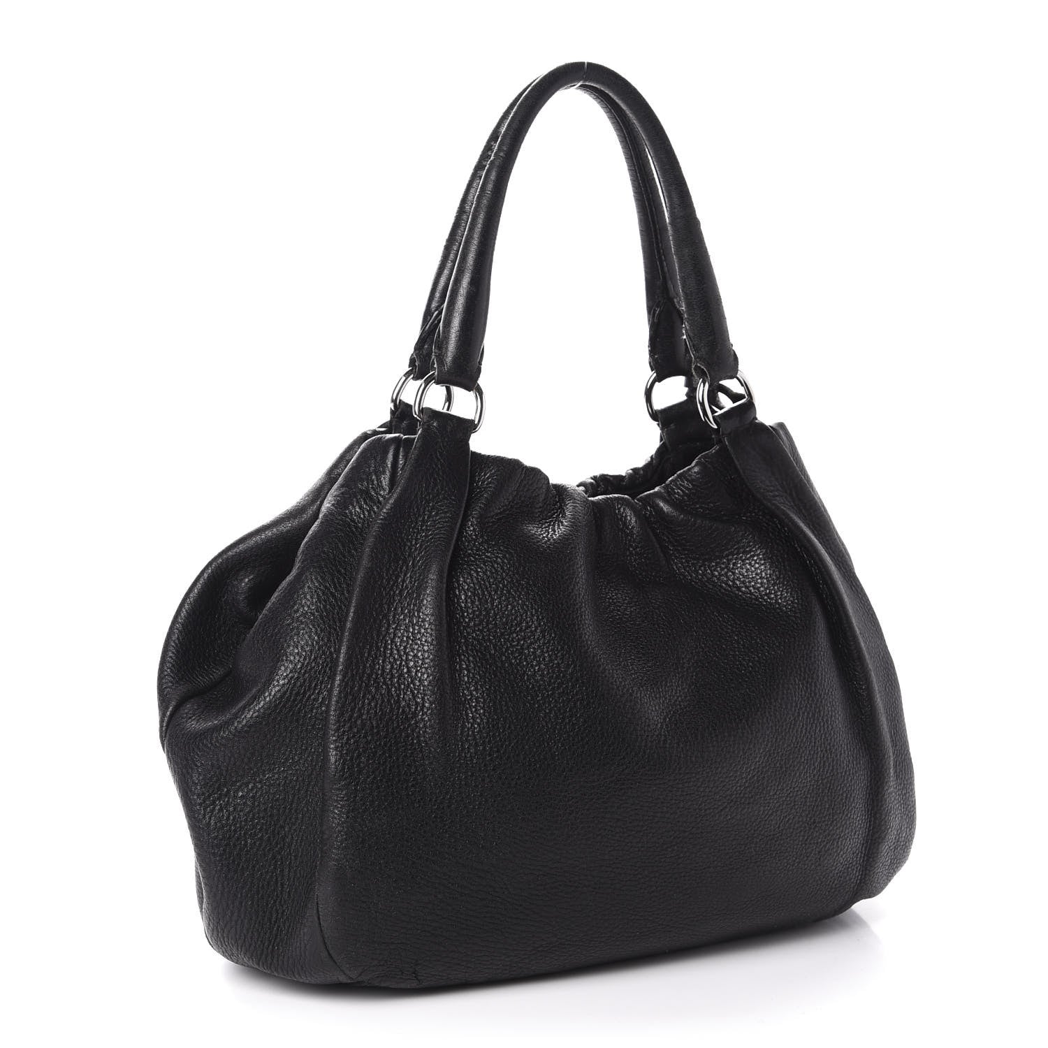 Prada Cervo Antik Bauletto Black 3 of 10