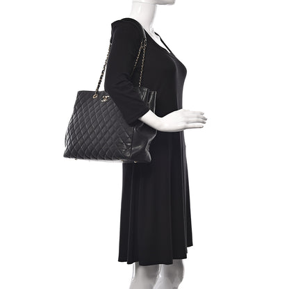 Chanel Caviar Quilted Large Shopping Tote Black 2 of 12