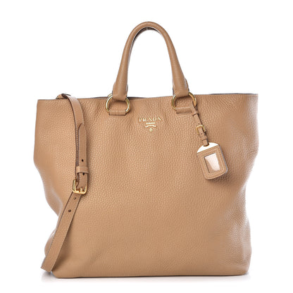 Prada Vitello Daino Shopping Tote Sughero 1 of 8