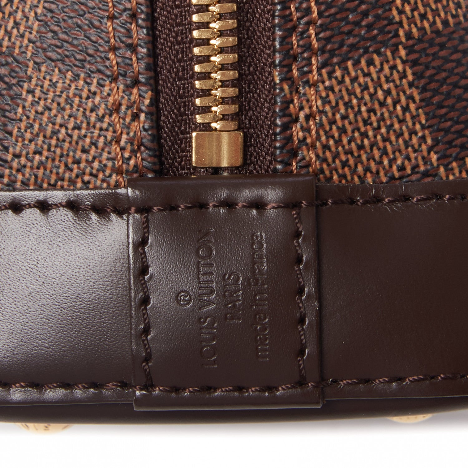 Louis Vuitton Damier Ebene Alma BB 8 of 8