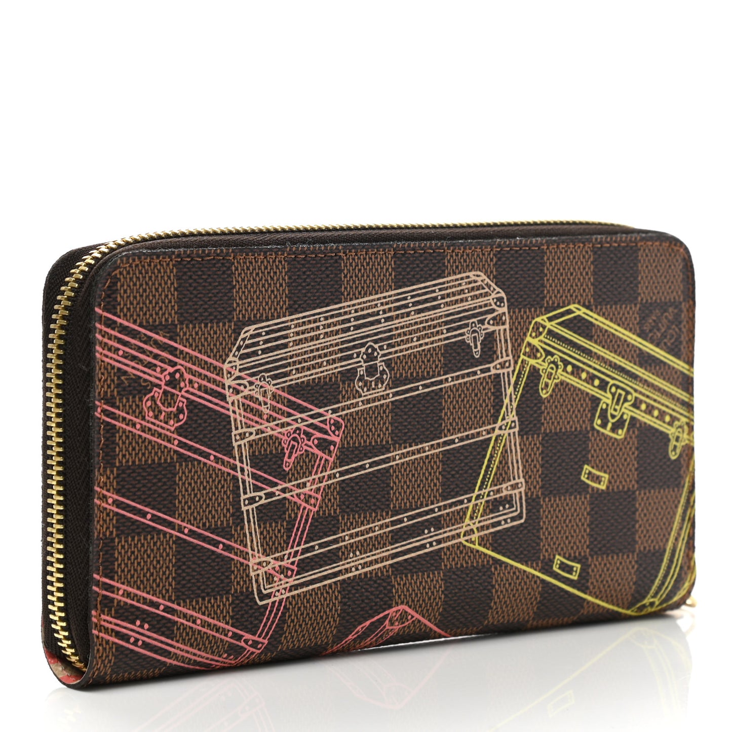 Damier Ebene 2014 Christmas Animation Zippy Wallet