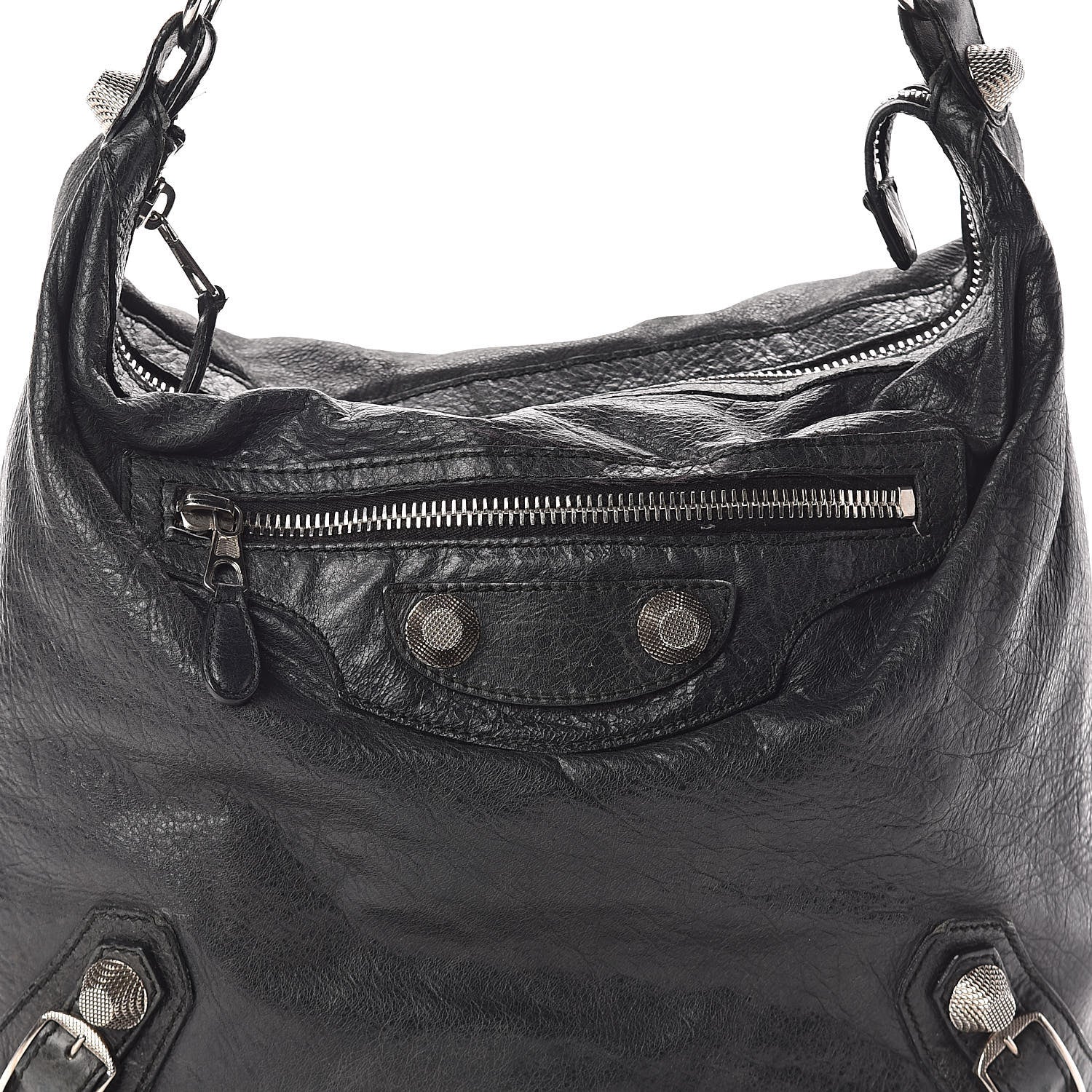 Balenciaga Chevre Giant 21 Silver Hardware Day Hobo Black 7 of 10
