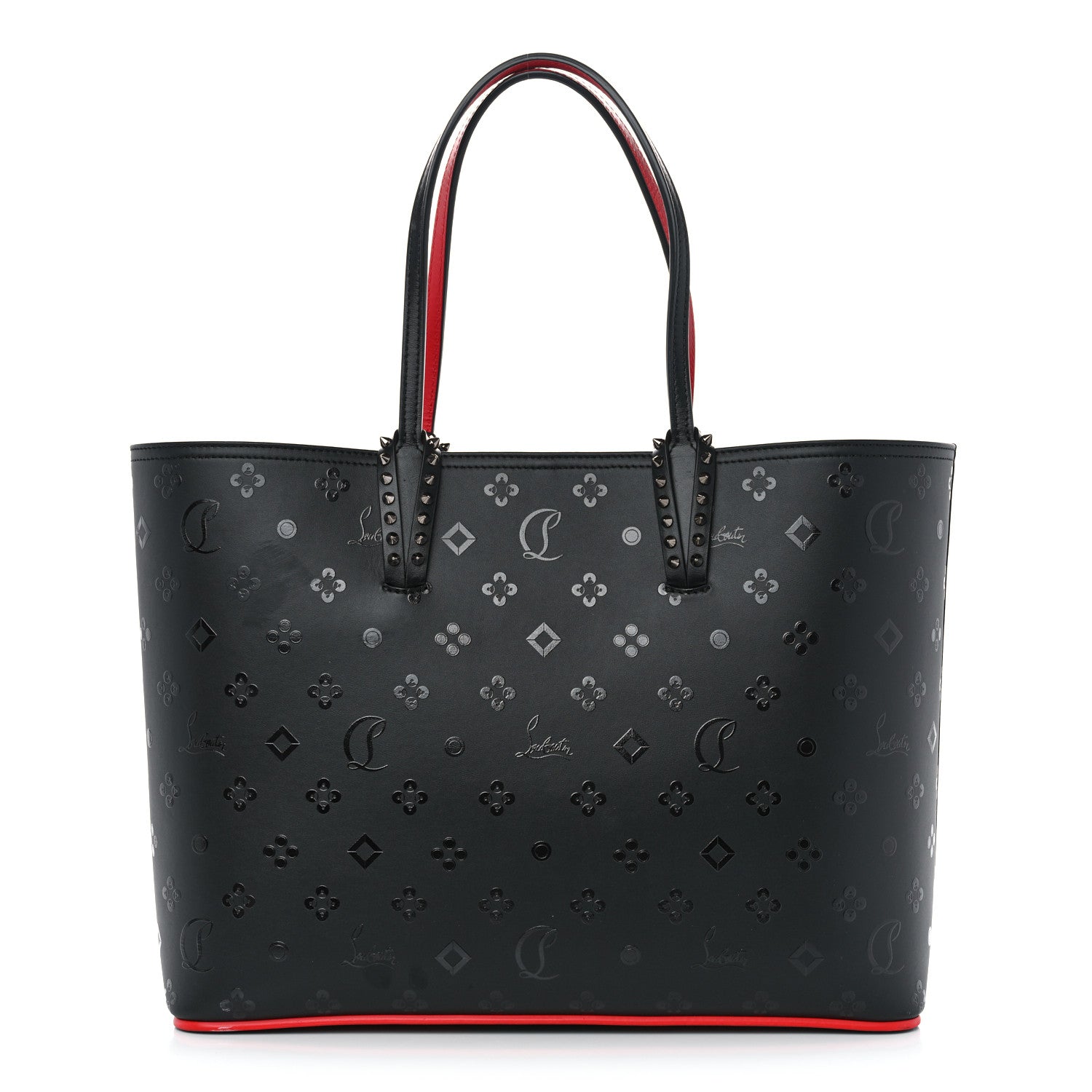 Christian Louboutin Calfskin Loubinthesky East West Cabata Tote Black 1 of 12