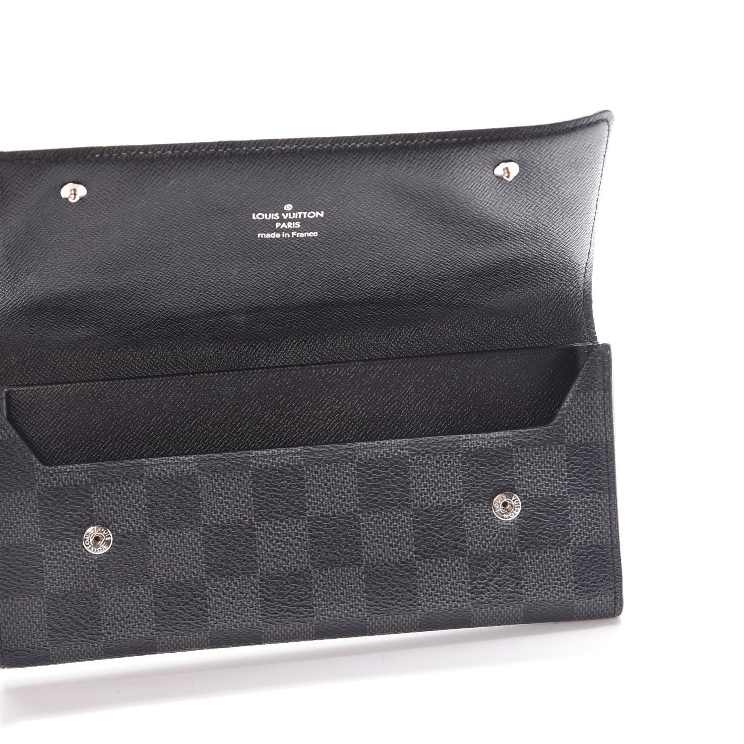 Louis Vuitton Damier Graphite Portefeuille Long Modulable Wallet 6 of 9