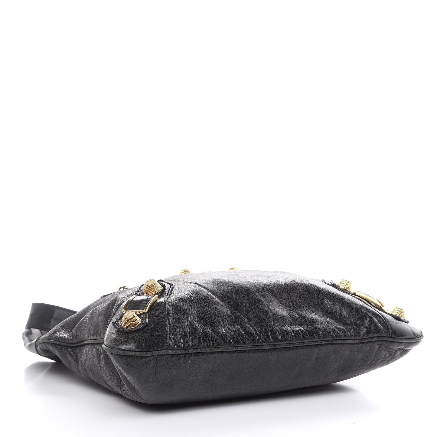 Chevre Giant 21 Gold Hardware Besace Hobo Black