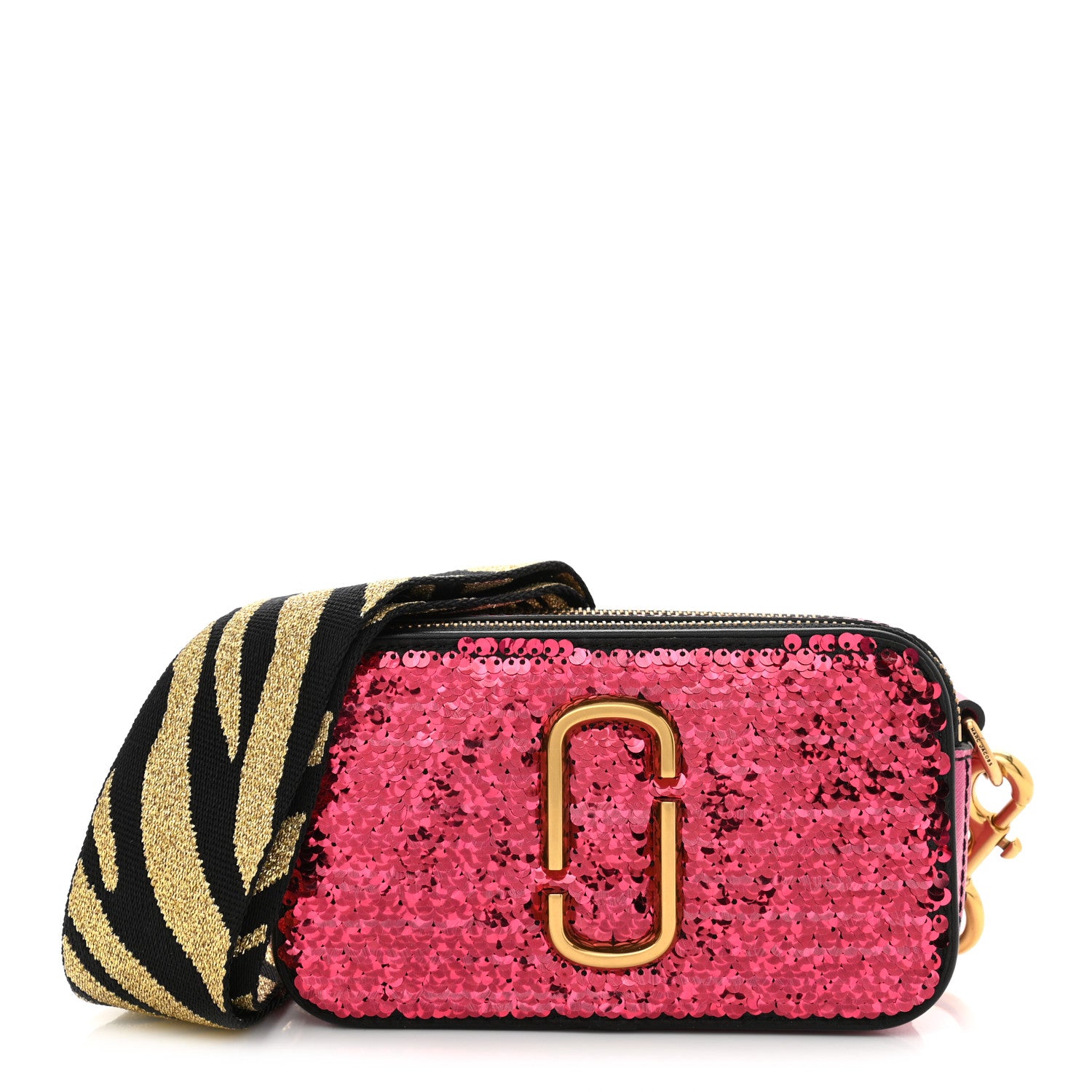 Marc Jacobs Calfskin Sequin Snapshot Camera Bag 1 of 10