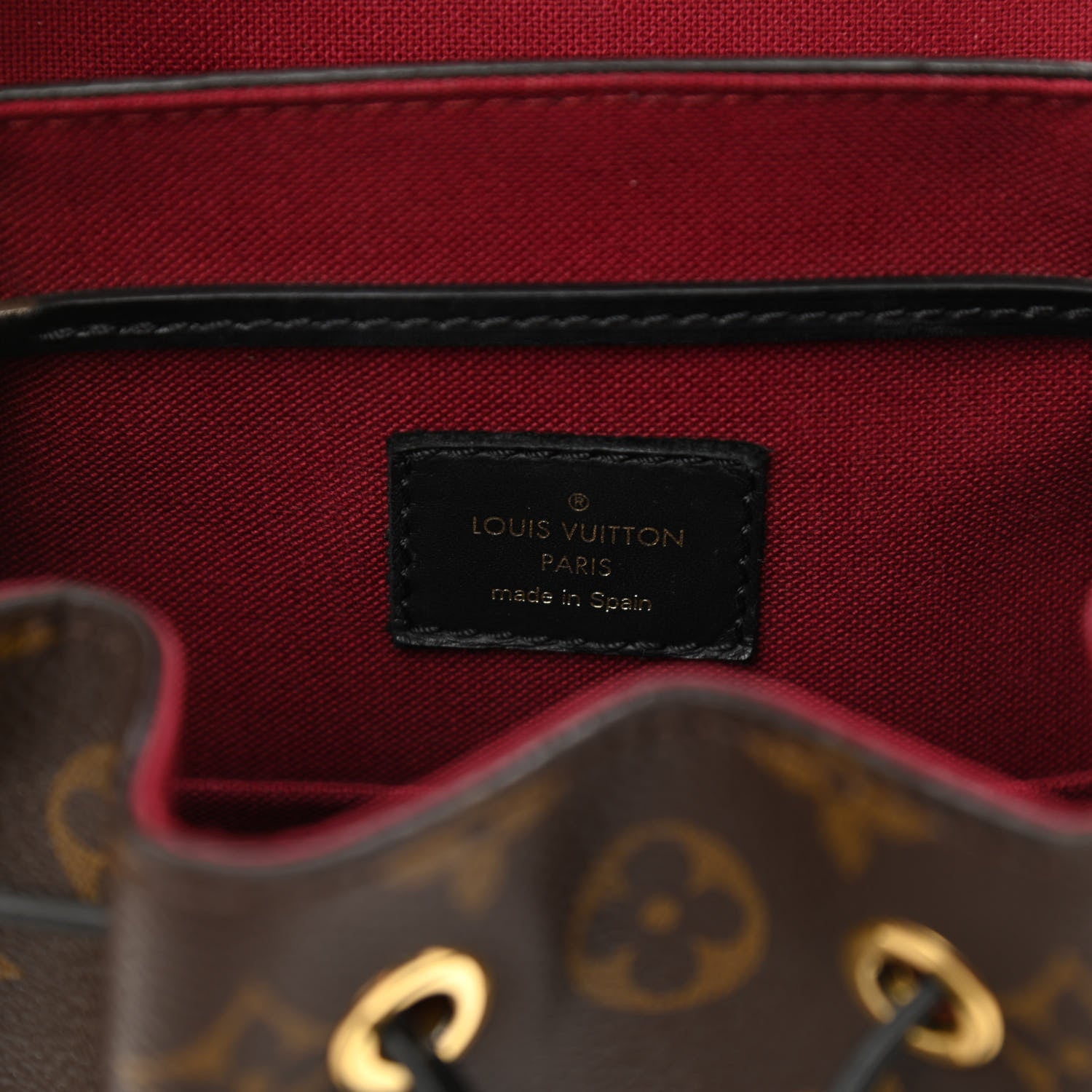 Louis Vuitton Monogram BB Montsouris NM Backpack Black 6 of 12