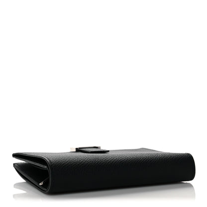 Hermes Epsom Bearn Compact Wallet Black 4 of 8