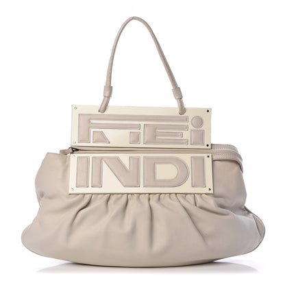 Fendi Lambskin To You Convertible Clutch Latte 1 of 13