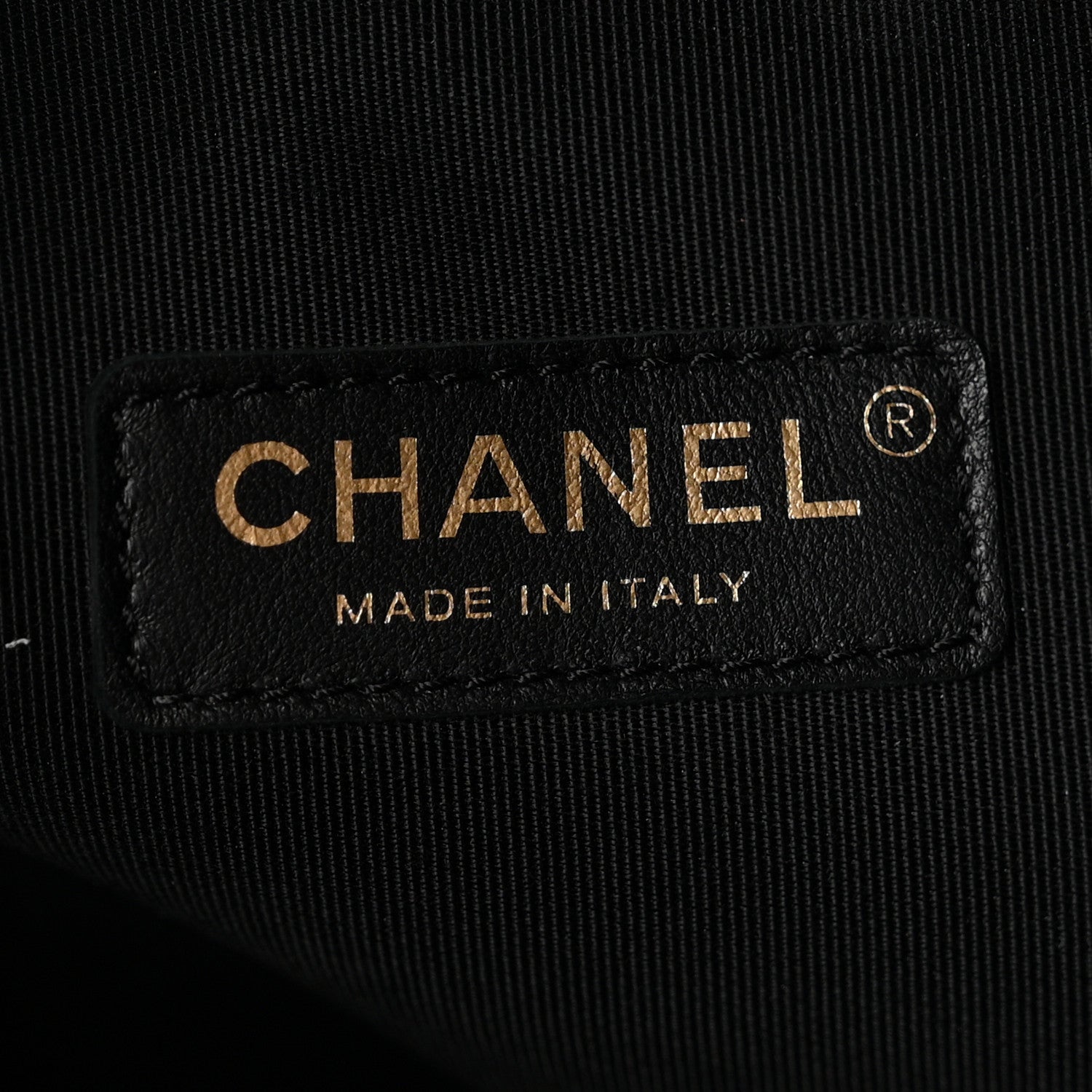 Chanel Patent Calfskin Canvas Printed Large 31 Shopping Bag Black 5 of 9