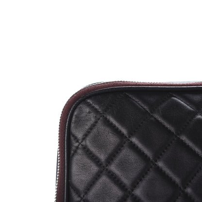 Chanel Lambskin Quilted Laptop Case Black 11 of 13