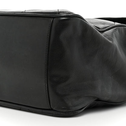 Chanel Lambskin Quilted Maxi Flap Black 9 of 18
