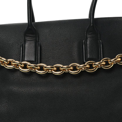 Bottega Veneta Grained Calfskin Saint Germain Tote Black 8 of 11