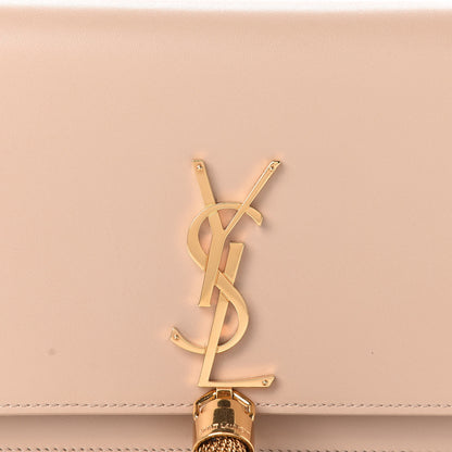 Saint Laurent Smooth Calfskin Classic Monogram Kate Tassel Chain Wallet Nude Powder 8 of 15