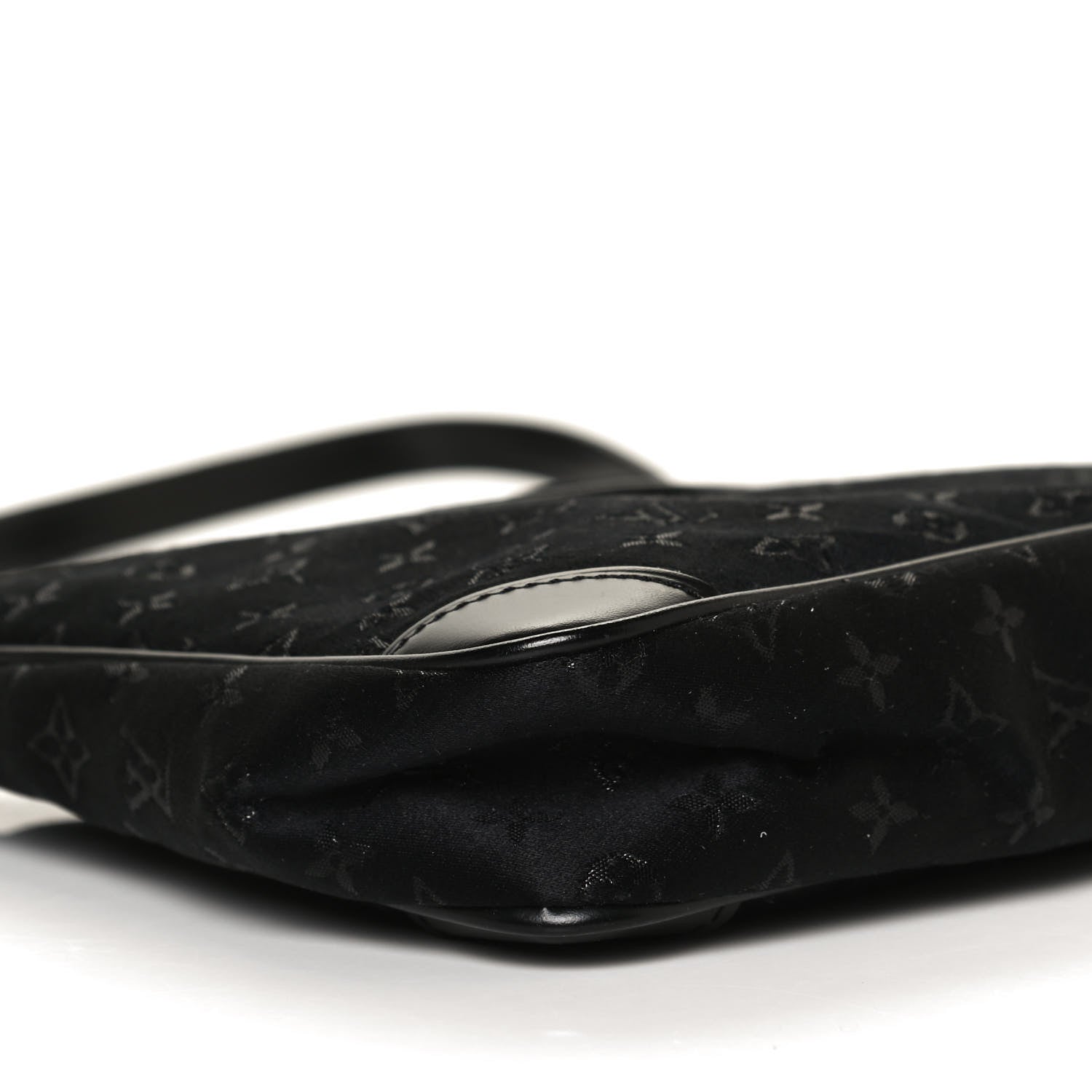 Louis Vuitton Satin Monogram Little Boulogne Black 8 of 11