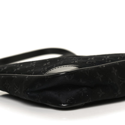 Louis Vuitton Satin Monogram Little Boulogne Black 8 of 11