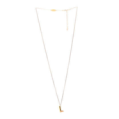 Louis Vuitton LV And Me Letter L Necklace Gold 3 of 6