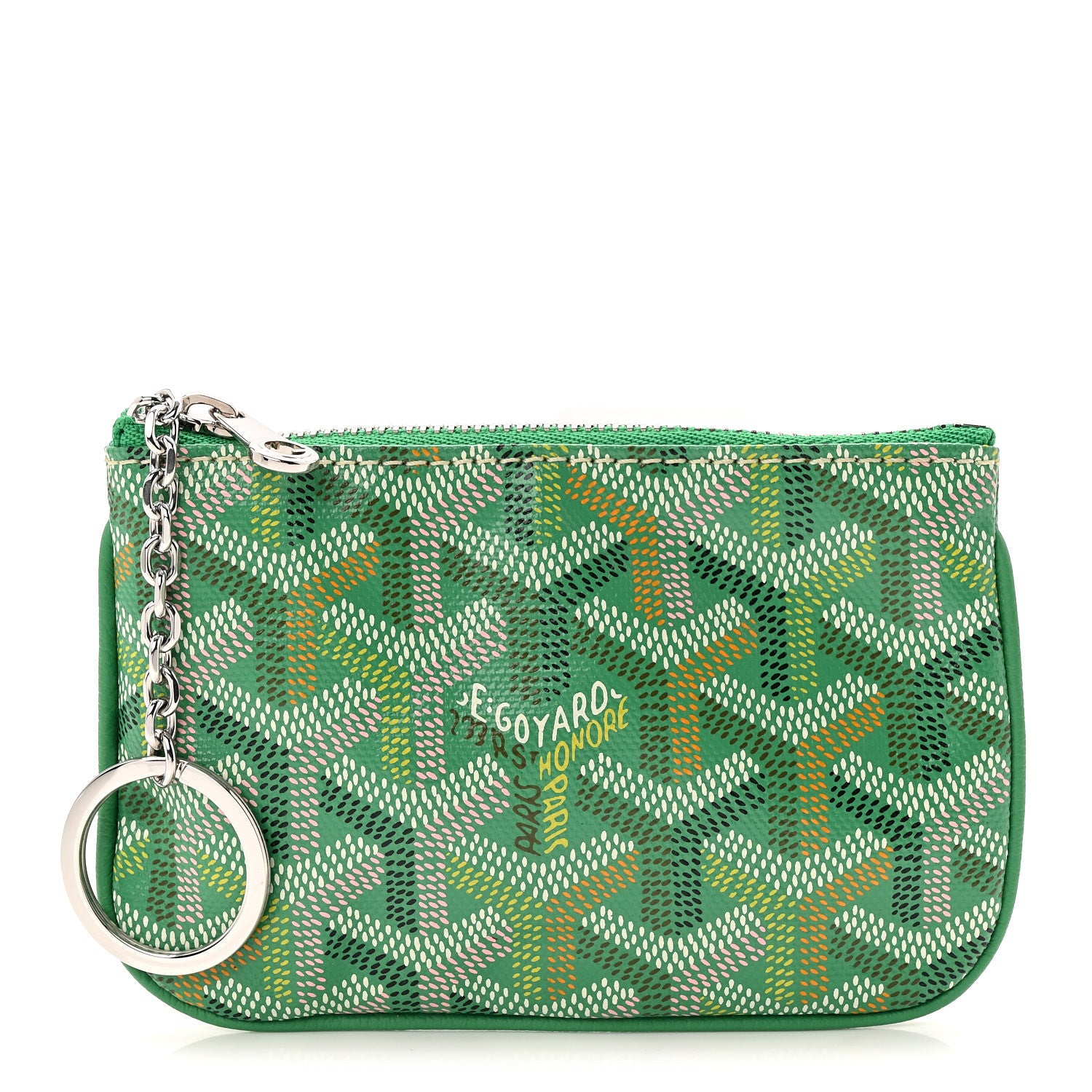 Goyard Goyardine Nano Senat Key Pouch Meadow Green Multicolored 1 of 7