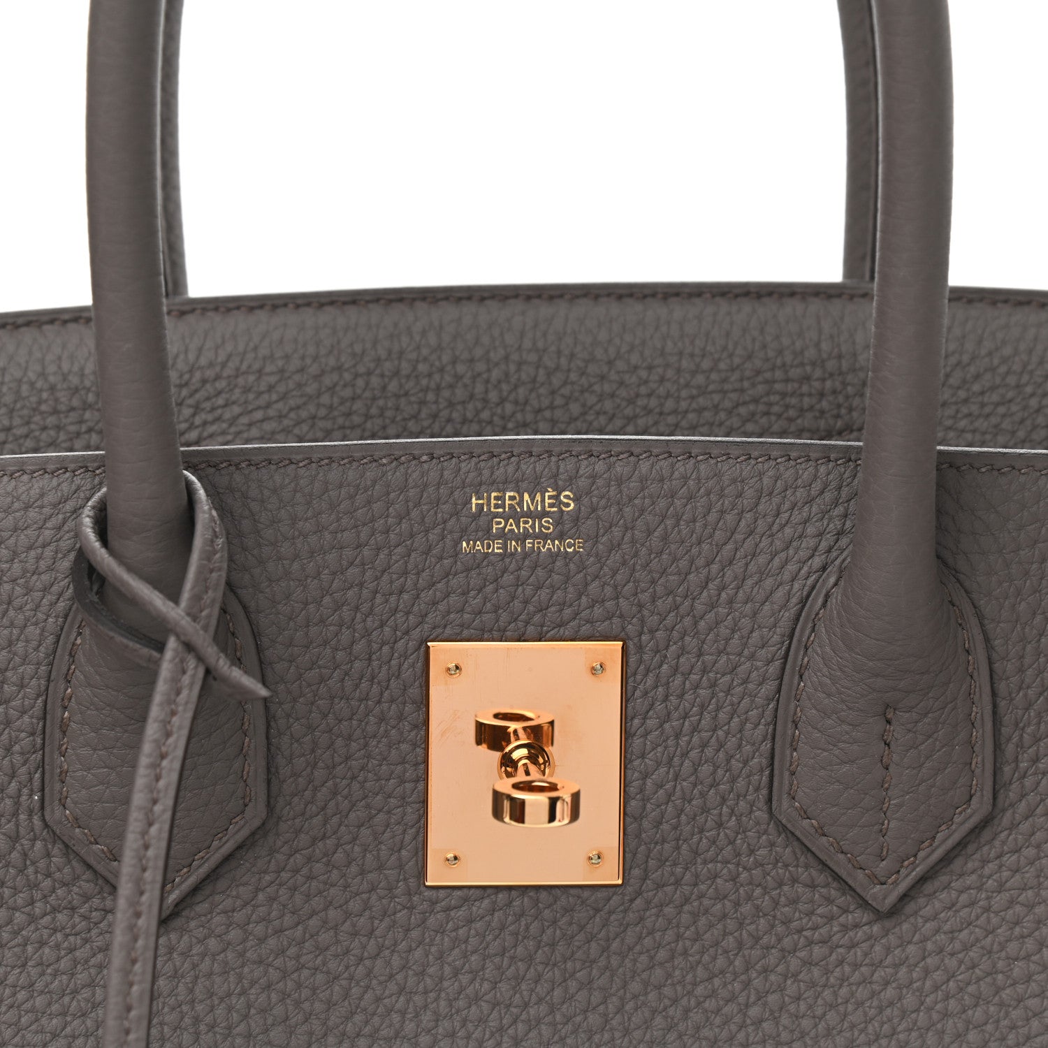 Hermes Togo Birkin 30 Etain 6 of 10