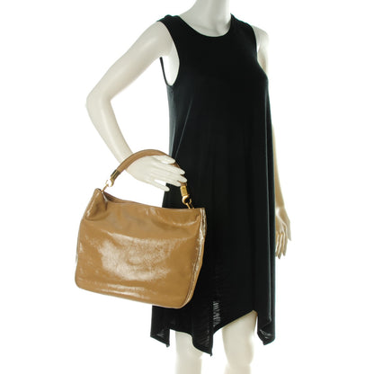 Saint Laurent Textured Patent Small Roady Hobo Nude 2 of 7