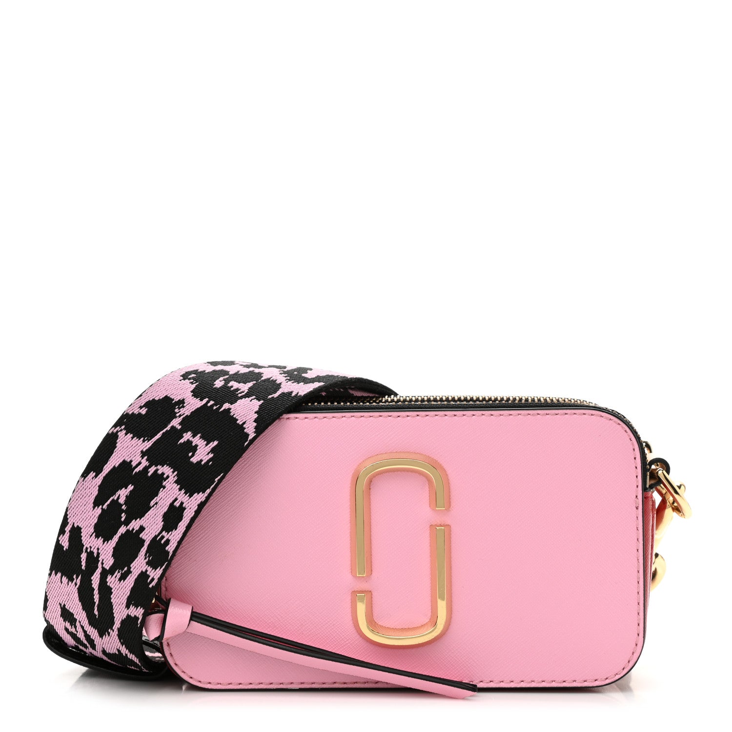 Marc Jacobs Saffiano Small Snapshot Camera Bag Pink Multicolor 1 of 10