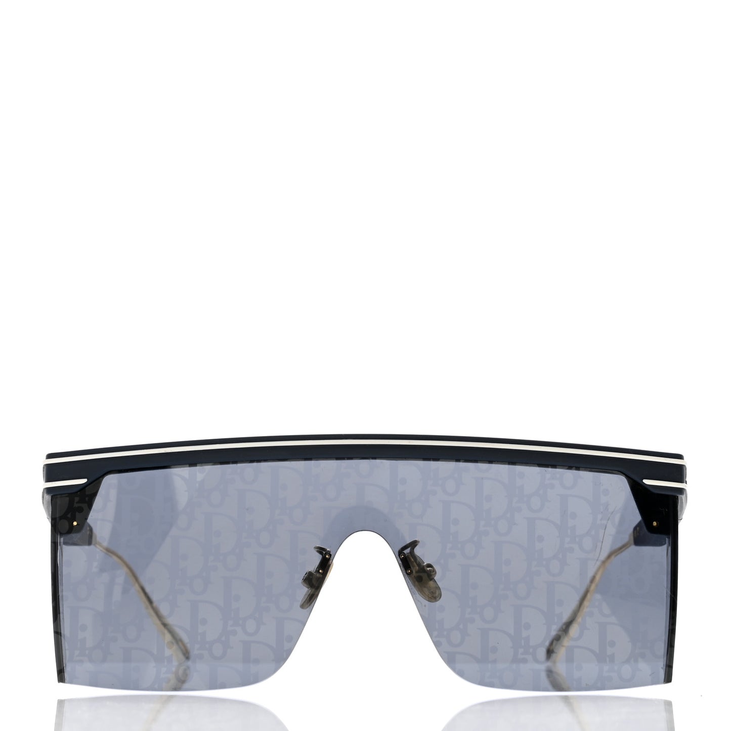 Acetate Oblique Diorclub M1U Mask Sunglasses Blue