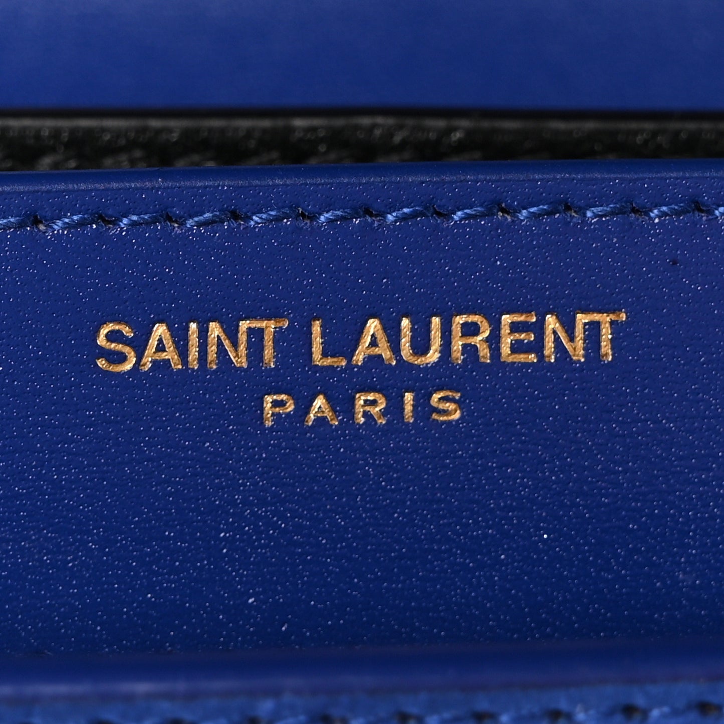 Smooth Calfskin Suede Monogram Cassandra Clasp Bag Bleu Saphir