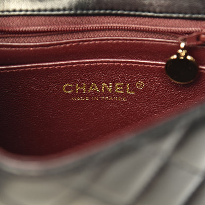Chanel Lambskin Quilted Mini Square Flap Black 6 of 13