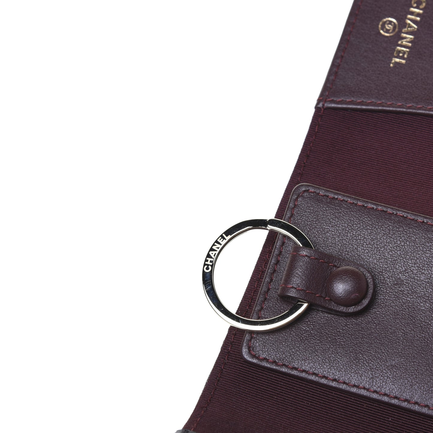 Caviar Quilted Classic 4 Key Holder Wallet Black