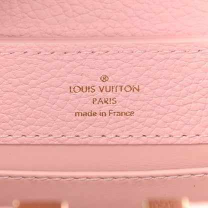 Louis Vuitton Taurillon Marble Capucines Mini Pink 6 of 10