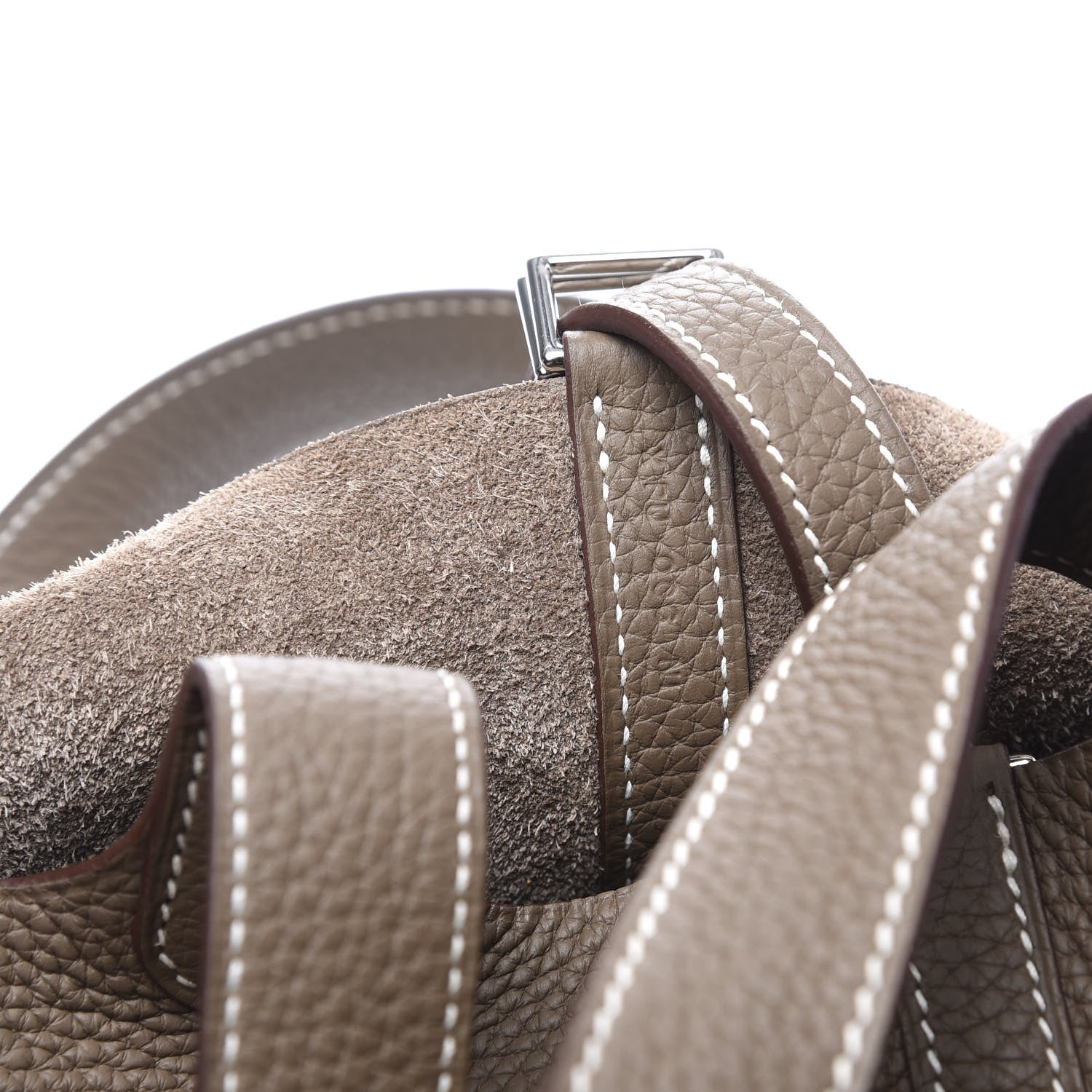 Hermes Taurillon Clemence Picotin Lock 18 PM Etoupe 8 of 9