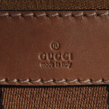 Gucci Nubuck Vintage Web Medium Boston Beige 6 of 8