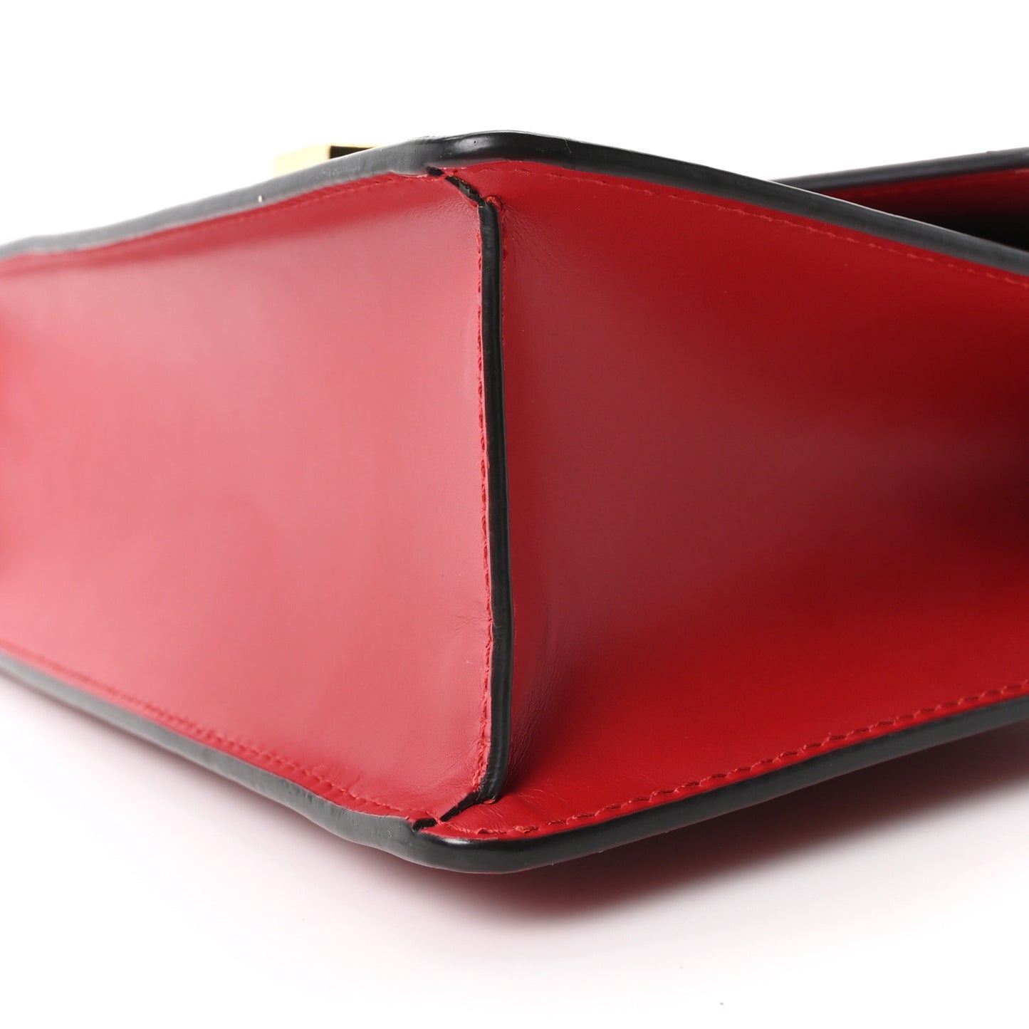 Calfskin Small Sylvie Shoulder Bag Hibiscus Red
