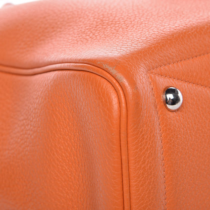 Hermes Taurillon Clemence Victoria II 35 Orange 8 of 12