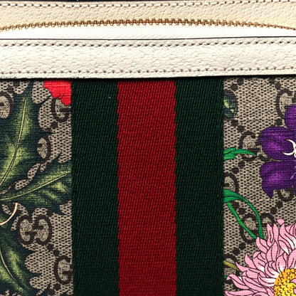 Gucci GG Supreme Monogram Flora Web Small Ophidia Day Backpack White 8 of 12