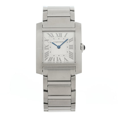 Cartier Stainless Steel 27mm Tank Francaise Quartz Watch 1 of 5