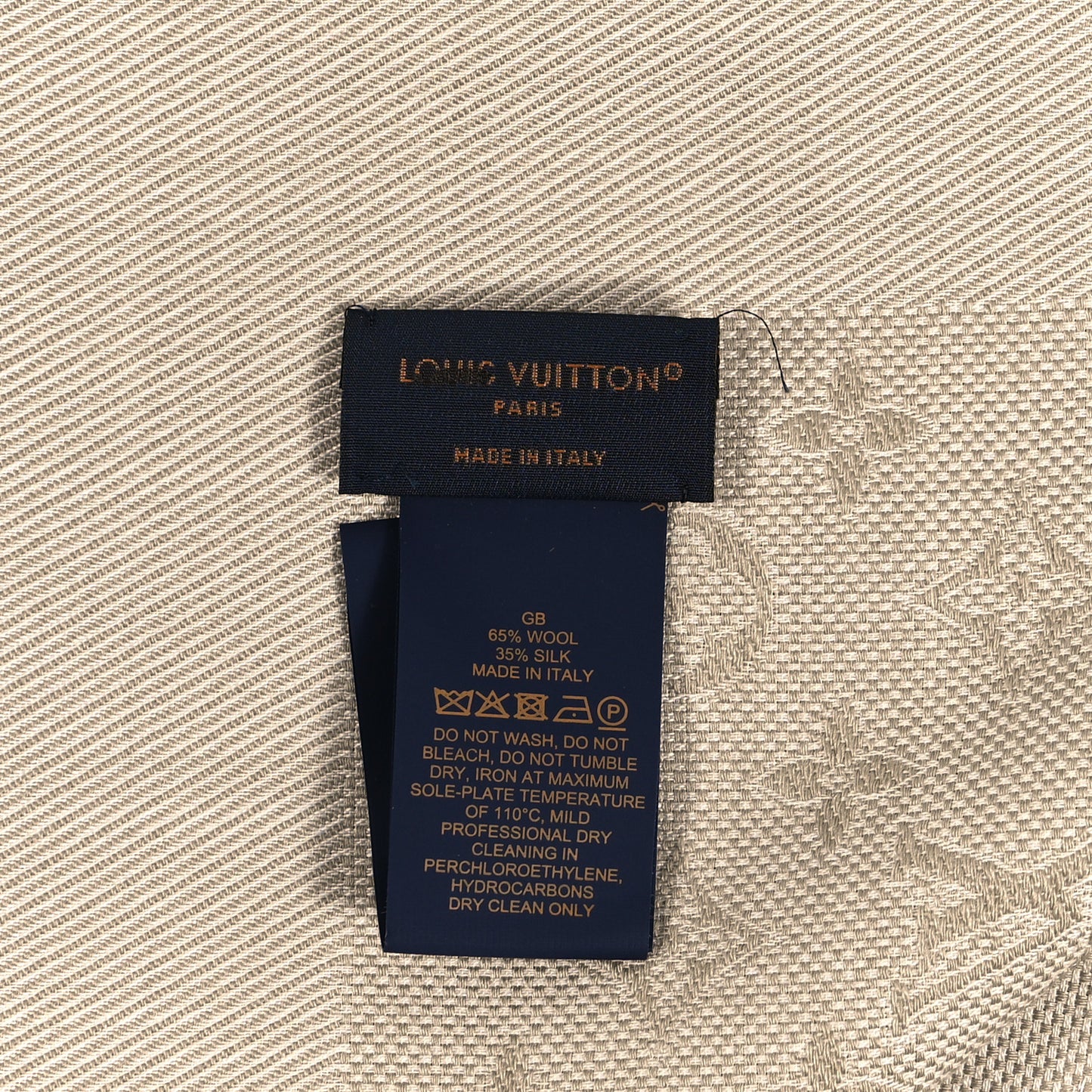 Monogram Summer Stardust Jacquard Shawl Beige